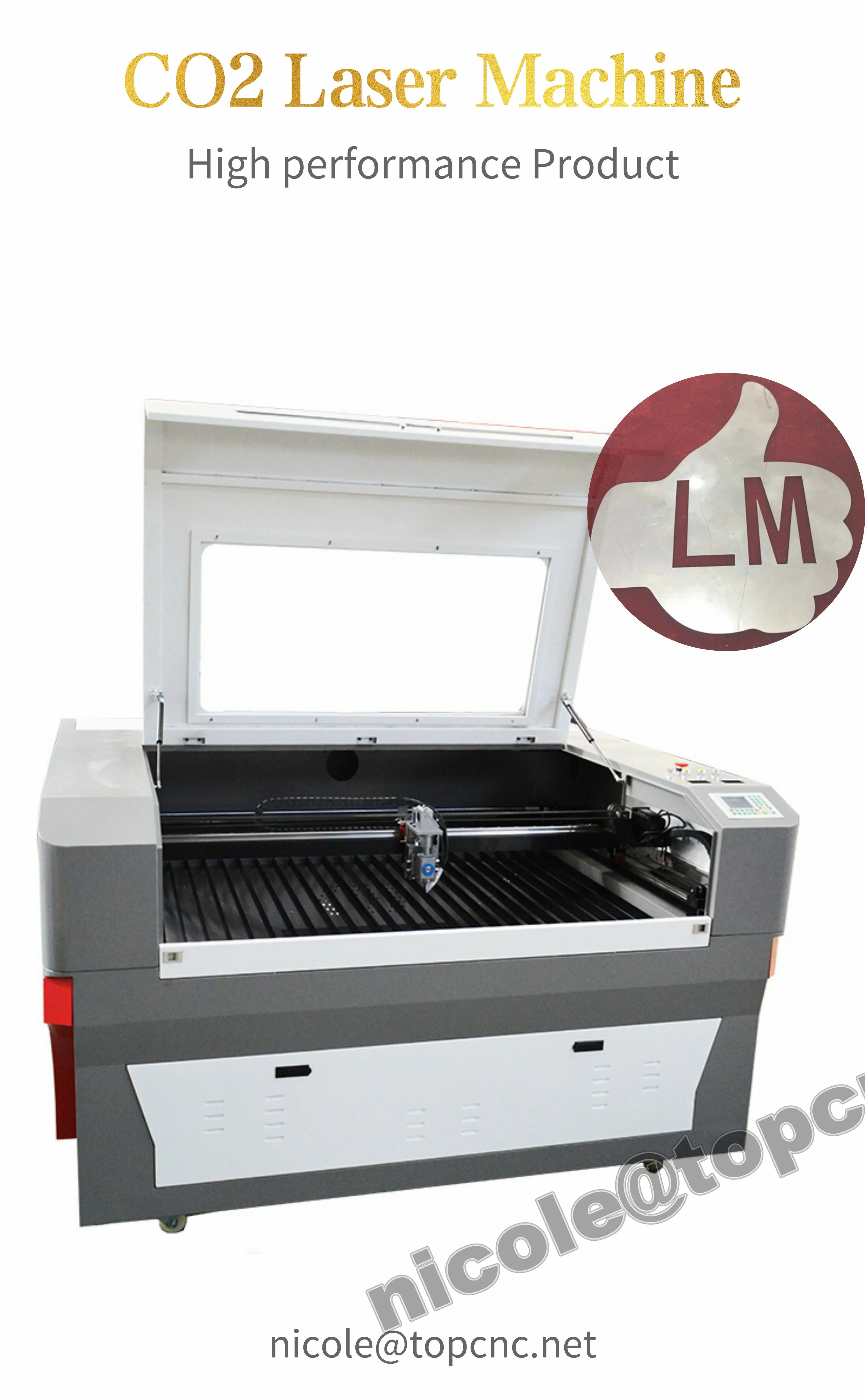 Most popular 1390 CO2 laser engraving machine for metal cutting