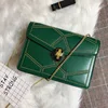 2019 fashion snake head women Genuine leather Chains bag,quality luxury messenger bags ,Rivet shoulder famous brand bag