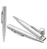 8gb Silver Executive USB 2.0 Stylus Flash Drive Pen Shell in Silver Gift Box. 2 in 1. Stylus, Usb, and Pen