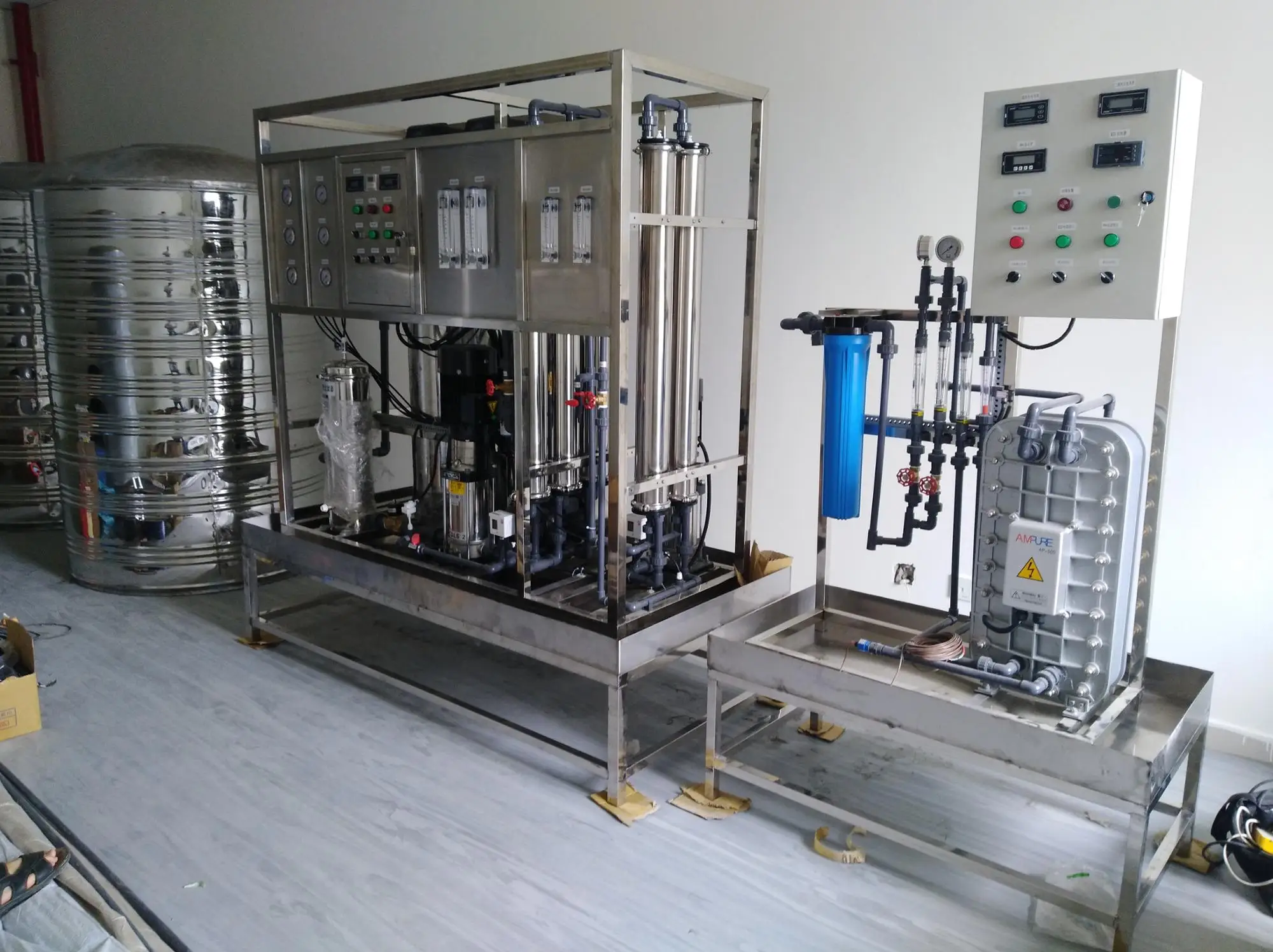 double pass ro edi system for pharmaceutical industry