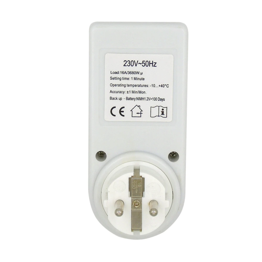 Programmable Timer Switch Socket With Clock Summer Time Random Function