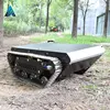 battery driven full metal tracked chassis radio control for robot development