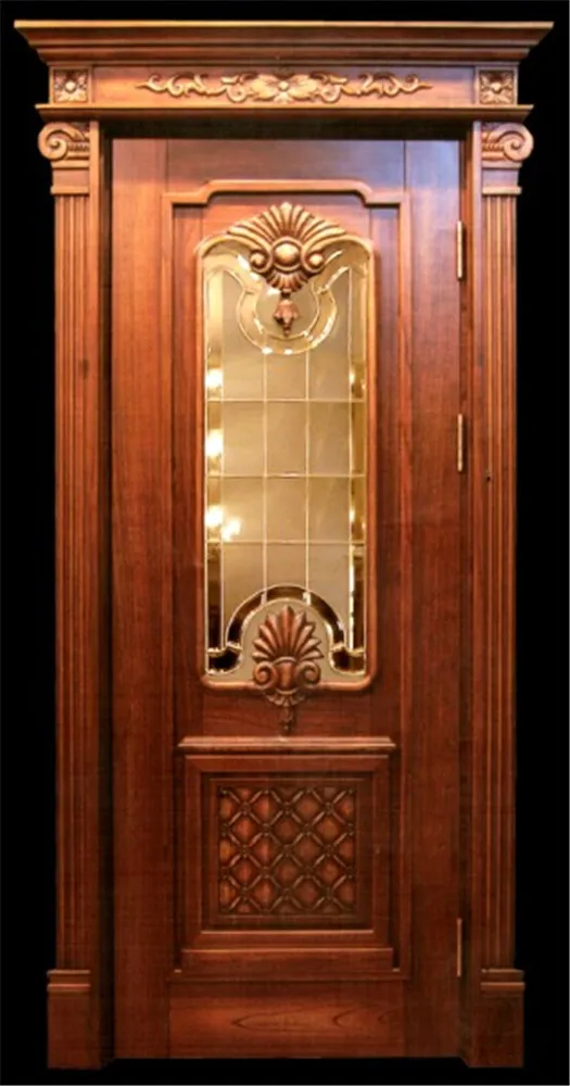 Custom Elegant Carved Solid Wood Interior Doors - Buy Wood Doors