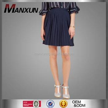 Pleated Skirt Mini Dress