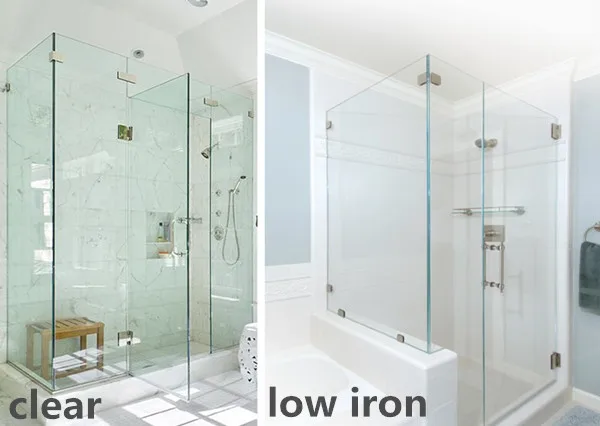 Regular Clear vs Low Iron Glass for Shower Doors