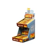grocery store desktop chewing gum candy corrugated 2 tiers double tray small tabletop counter cardboard display rack