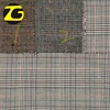 China supplier unique design plaid wholesale thick organza fabric