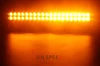 Multi function amber light bar with remote controller flashing light bar double row auto spare parts accessories