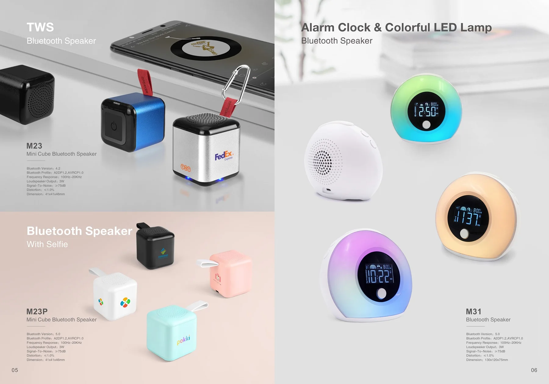 Factory Price Wireless Portable Speaker With Light Up Logo - ANKUX.COM