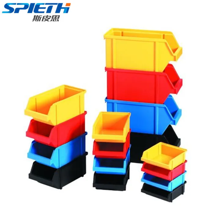 Warehouse/industrial Back Hanging Plastic Work Bin For Small Fittings