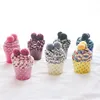 Winter Women Cupcake Cozy Sleep Tube Sock Home Fuzzy Socks