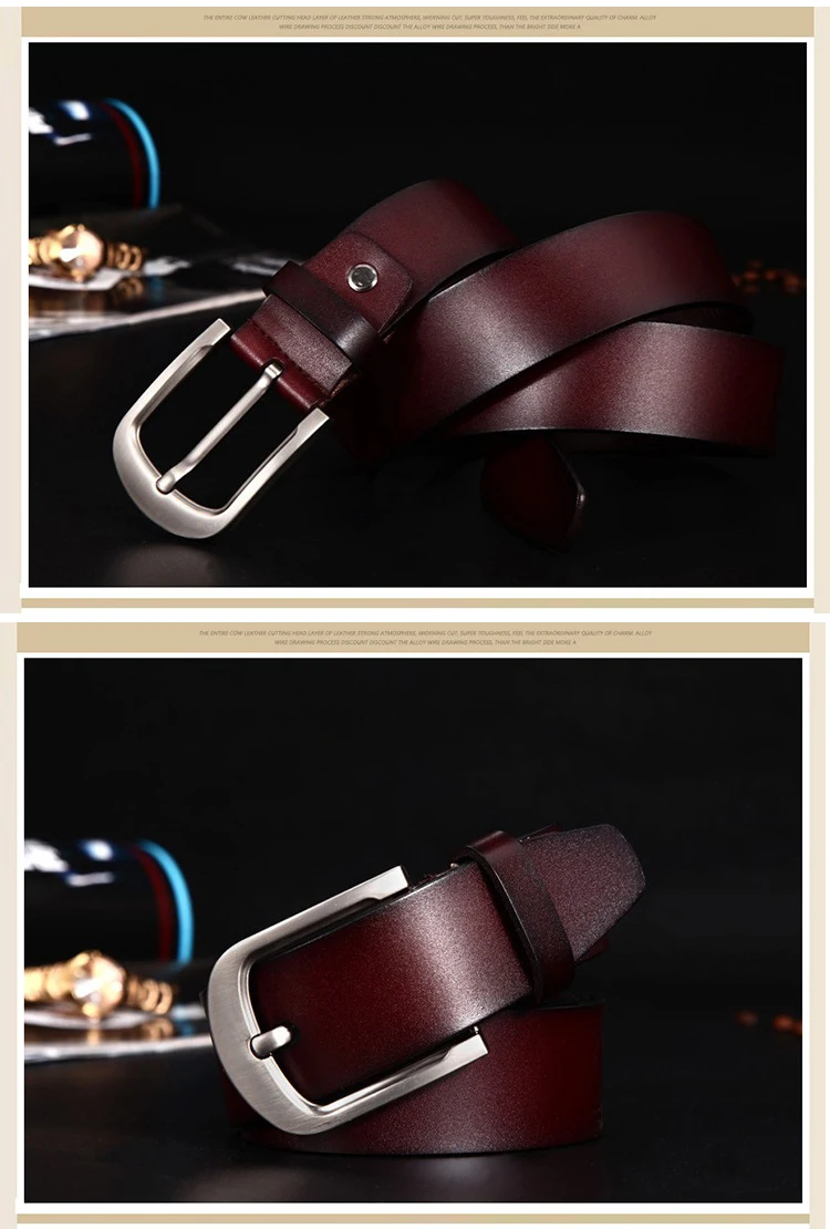 High Quality Casual Man Alloy Pin Buckle Belts New Style Popular Men Genuine Split Cow Leather Belt Buy आकस म क ब ल ट बकस आ ब ल ट ग य क चमड क ब ल ट Product On Alibaba Com