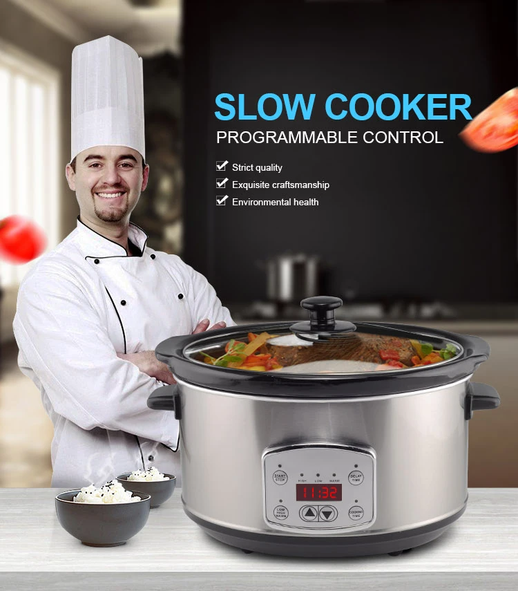Deluxe kitchenware multi electric cooker industrial professional slow cooker