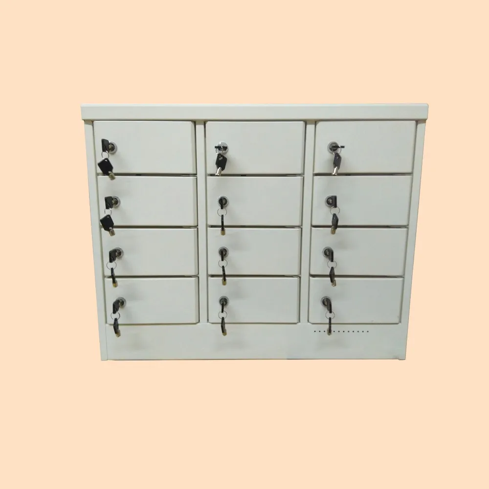 Wand-montiert Öffentlichen Multi Handy Ladestation Locker Schrank 12