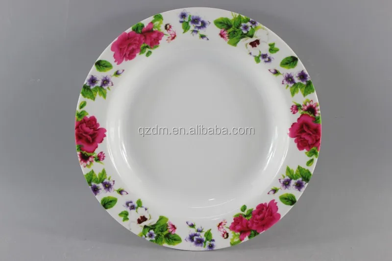 Summer Melamine Dinner Plate Set