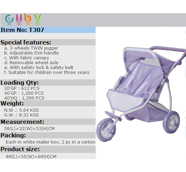 twin doll strollers