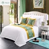 2018 top supplier for decorative blue bed runner