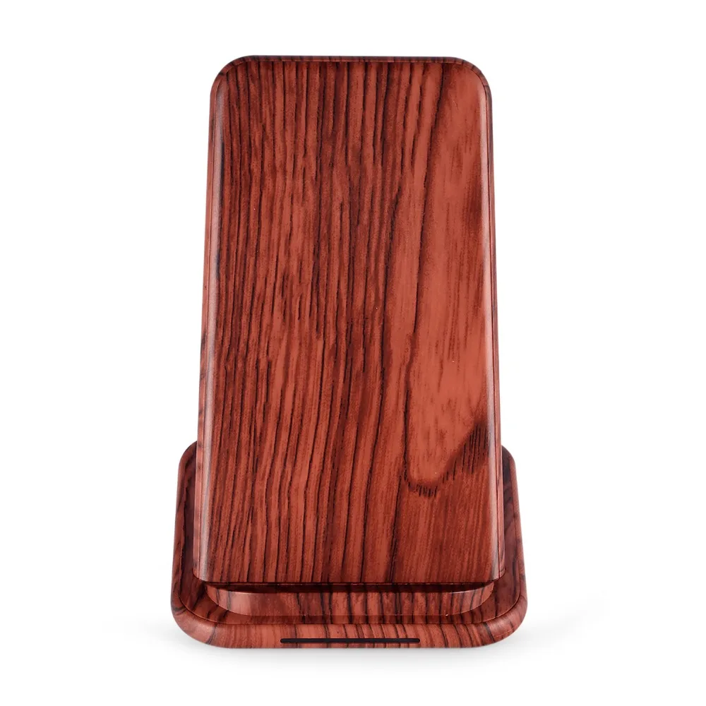 qi certified wood wireless charger