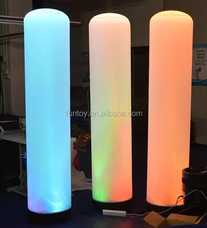 Hot Sale Inflatable Led Lighting Pillar/led Inflatable Column