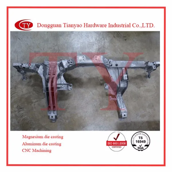 Magnesium Cross Car Beam Made Of Magnesium Alloy Die Casting