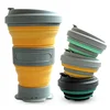 New Products Free Sample Collapsible Travel Folding Cup Silicone Collapsible Coffee Cup
