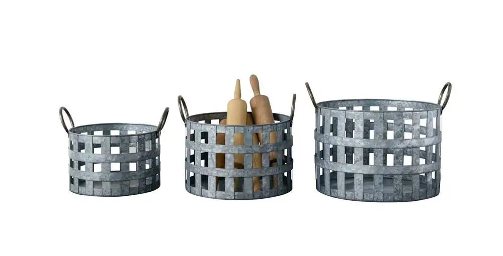 Metal Baskets With Handles