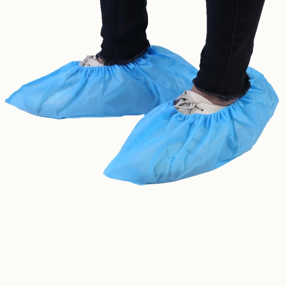 Disposable Cleanroom Recycled Anti Slip Non Woven Shoe Cover Buy Non