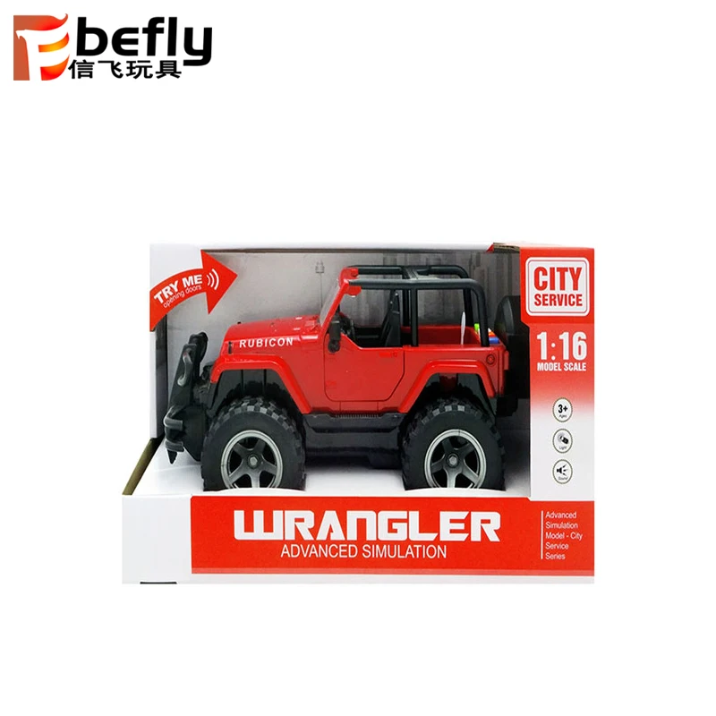 red jeep toy car