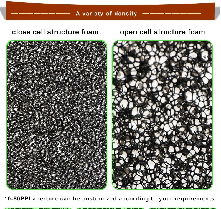 Reticulated Polyurethane Open Cell Mesh ppi 1060 fish tank aquarium