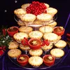 Cheap Hot Selling Acrylic 3 Tiers Cupcake Display Stand Decorative Border 3 Tiers Cup Cake Stand