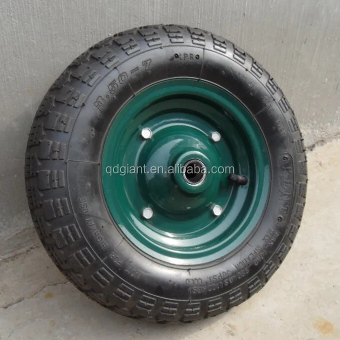 14x3.50-7 Wheelbarrow Nylon Inflatable Rubber Tire