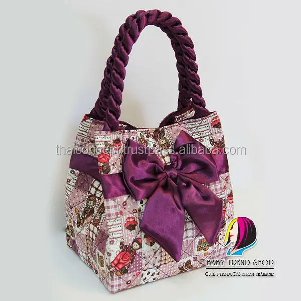 Bolsos multi,patrón de la muñeca ladies bolsos (doble lado) con cinta