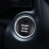 Car Accessories Interior Decorative 3D Aluminum Alloy Engine Start Stop Push Button Cover Trim Decorative Sticker for Mazda