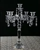 Tall Home Good Centerpiece 5 Head Candelabra Wedding Decoration Arm Crystal Candle Cup Holder