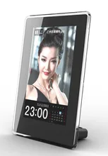 New Fashion 6 inch Vertical HD Digital Photo Frame with Clock & Calendar function, MP3, Light Sensor, Gift, Free Shipment