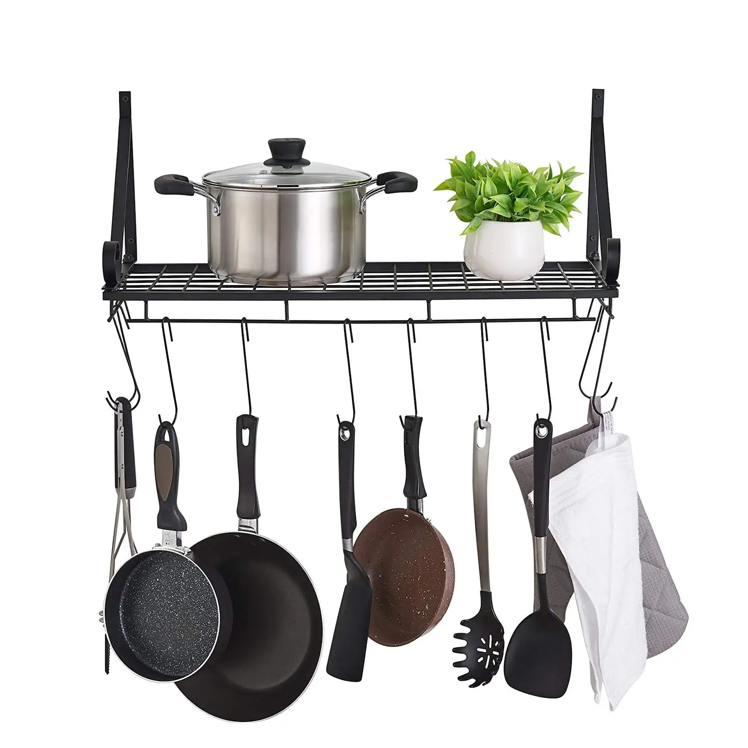 Wall Pot And Pan Rack Find Deals On Wall Pot And Pan Rack Find
