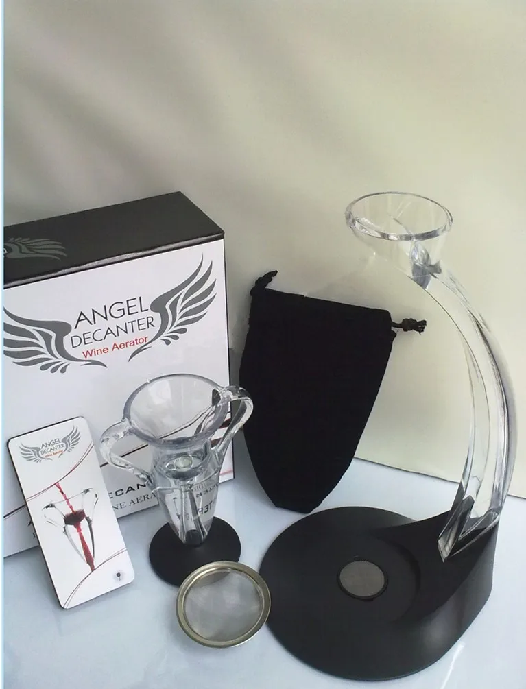 Angel Decanter Wine Decanter Aerator With Holder Buy Wine Decanter