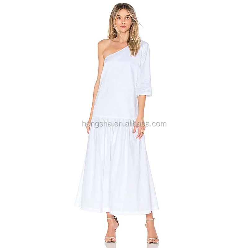 fancy white maxi dress