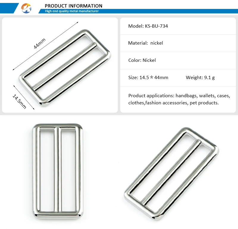 Metal Tri Glide Buckle