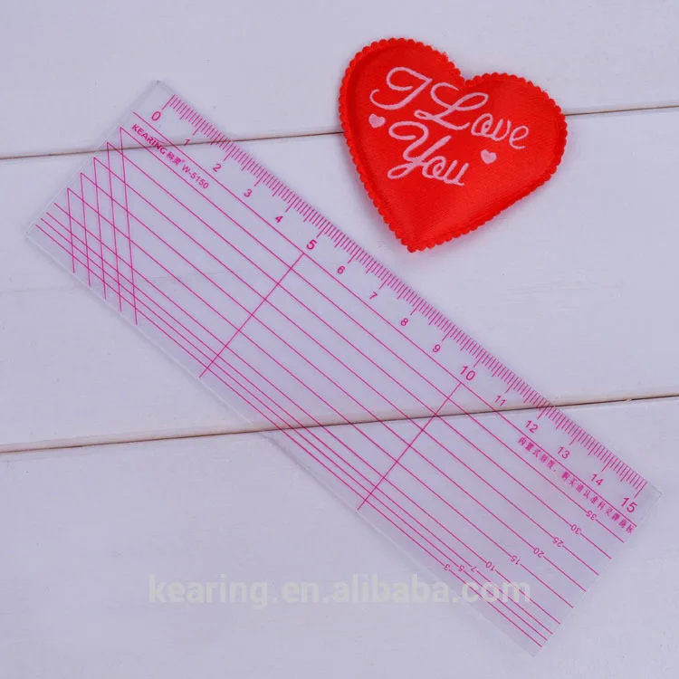 15*15cm Transparent Quilting Sewing Patchwork Ruler Cutting Tool Tailor NP