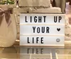 Abs Acrylic Cinema Message Led letter Light Box A4 Letter Cinematic Lightbox