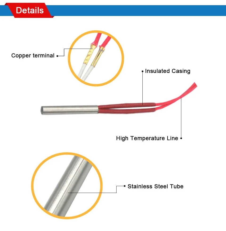 Dragonpower Rod Cartridge Heaters For 3d Printers Buy Cartridge