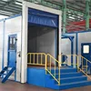 High Quality Dust Cleaning Sand Blasting Room For Steel Structure Surface Cleaning