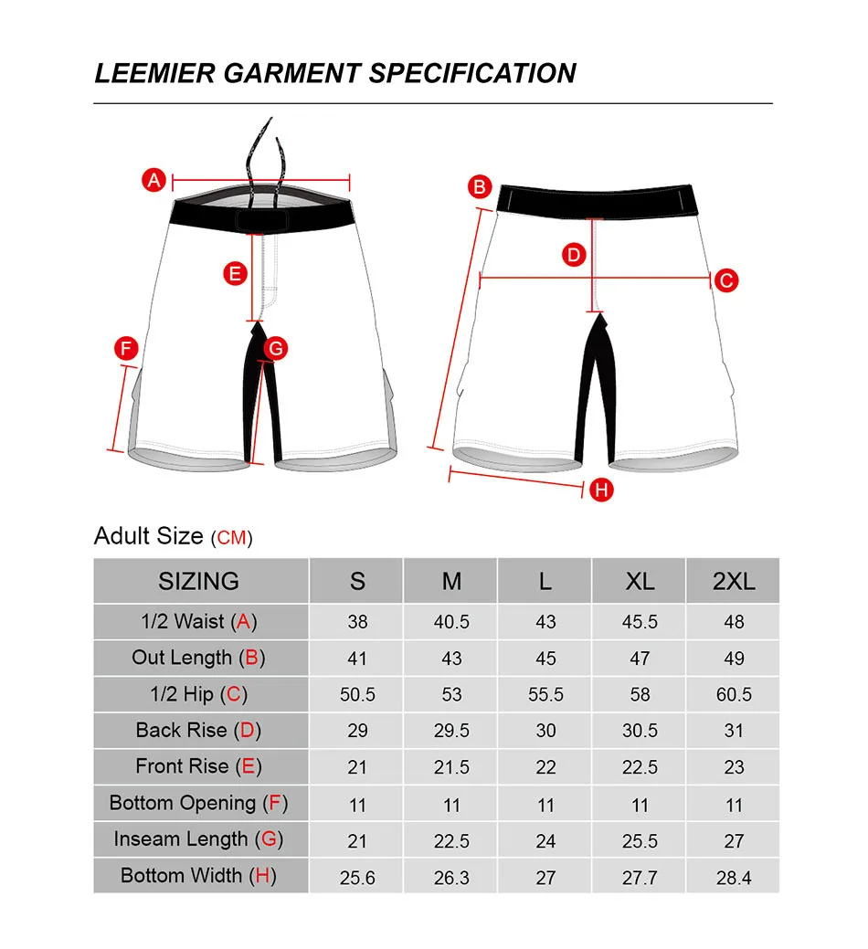 Mma Shorts Blank Attractive Patron And Cuts Sublimation For Players ...