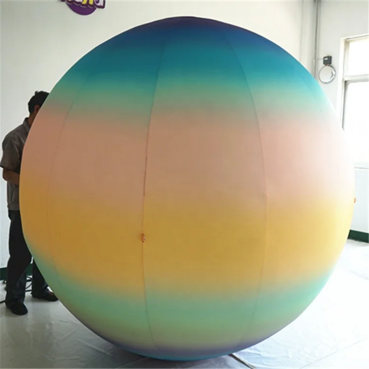 Led Lighting Inflatable Nine Planets / Solar System Yellow Saturn ...