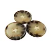 Resin shirt button Custom Logo 4-holes 3 colors resin garment button