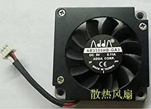 ADDA 6cm AB06012MX250300 OX2V5 12V 0.18A 3Wire DC Blower Fan for BenQ MW814ST Projector fan