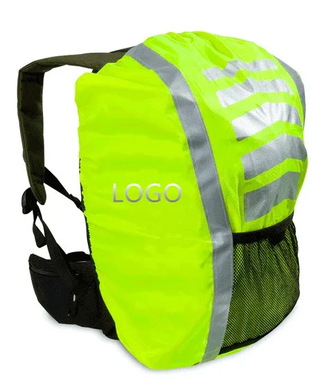 reflective backpack cover cycling