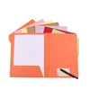 Custom Printed Paper Cardboard Travel Document File Folder
