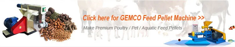 GEMCO Small Pellet Making Machine flat die pellet press maker farm home small biomass straw hay sawdust wood pellet mill plant